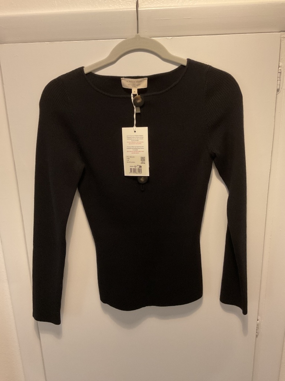 Sezane Megane Jumper in Black, Size Medium, NWT - Picture 4 of 5